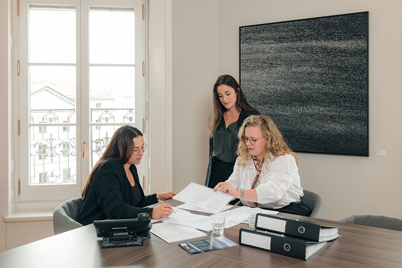 Immigration specialists working on a Permit matter